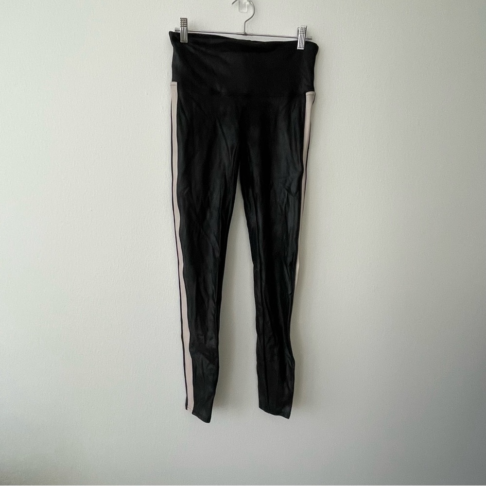 Spanx faux leather side stripe leggings - Picture 4 of 7